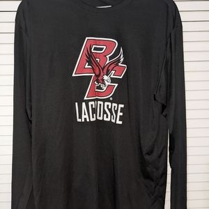 Boston College Eagles lacrosse long sleeve DRI fit